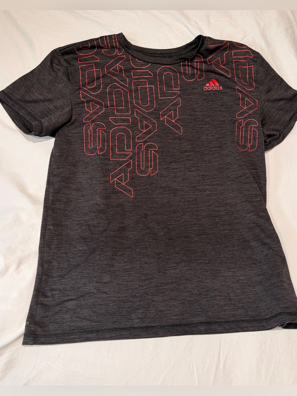 Adidas Kids' Wicking Athletic Tee - 14/16 Husky